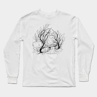 Turtle pen art Long Sleeve T-Shirt